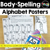 Body-Spelling Alphabet Posters: Kinesthetic Learning