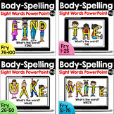 Body-Spelling BUNDLE: A Multisensory Sight Words Resource