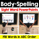 Multisensory Sight Word Practice : Body Spelling 198 words