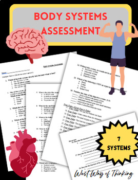 Preview of Body System Assessment- 7 Systems