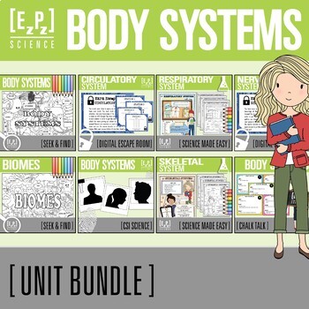 Preview of Body Systems Science BIG Unit Bundle