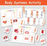 Body Systems Activity, Human Anatomy Worksheets, Preschool