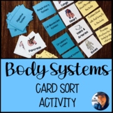 Human Body Systems Card Sort Activity & Notes Chart