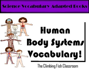 Preview of Body Systems Definitions Adapted Book