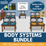 Body Systems - Differentiated Science Station Labs Bundle