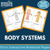 Body Systems Interactive Notebook Pages - Paper INB