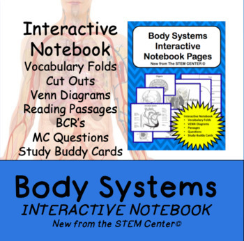 Preview of Body Systems Interactive Science Notebook - Distance Learning Friendly