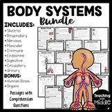 Body Systems Informational Text Reading Comprehension Work