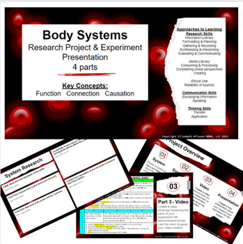 Preview of Body Systems Research Project