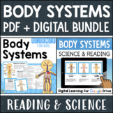 Body Systems Science & Reading BUNDLE Printable + Digital 