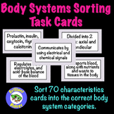 Body Systems Sorting Task Cards
