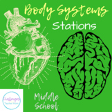 Human Body Systems Station Activity for Middle School