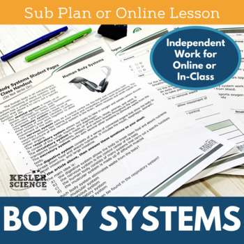 Preview of Body Systems - Sub Plans - Print or Digital