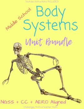 Preview of Human Body Systems Project UNIT for Middle School