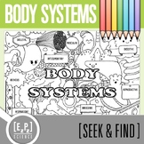 Body Systems Vocabulary Search Activity | Seek and Find Sc