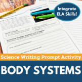 Body Systems- Writing Prompt Activity - Print or Digital