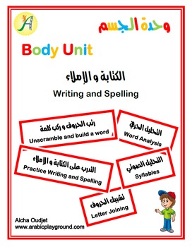 Preview of Body Unit – Writing and Spelling