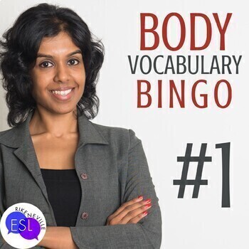 Preview of Body Vocabulary Bingo for Adult ESL Set 1