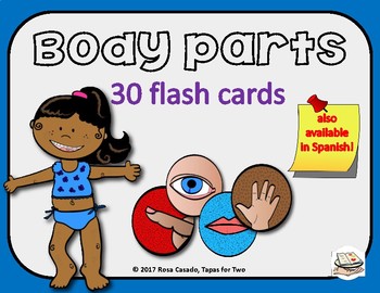 Body Parts Flashcards By Educando Entre Mundos Tpt