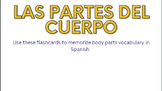 Body parts in Spanish flashcards (Las partes del cuerpo)