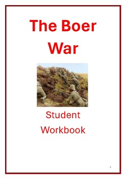 Preview of Boer War Student Worksheet No Prep Activity