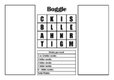 Boggle, 10 different sheets (set A)