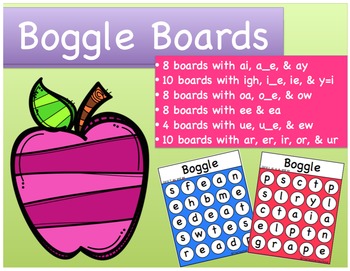 Preview of Word Work: Boggle Boards Bundle