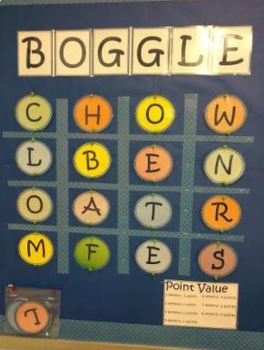 Preview of Boggle Bulletin Board