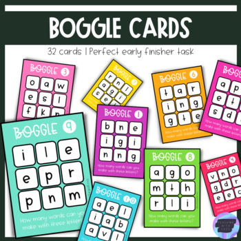 Preview of Boggle Cards