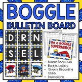 Boggle Boards and Boggle Letters for Bulletin Board - Superhero