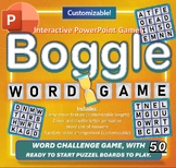 Boggle - Virtual Letter Spelling Word Game with Answers (P