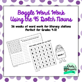Boggle Word Work - 95 Dolch Nouns