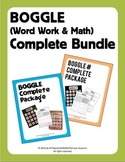 Boggle (Word Work & Math/Number) Complete Mega Bundle (40 