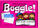 Boggle -Word Work for First Grade Letterland