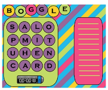 Preview of Boggle for the Smartboard