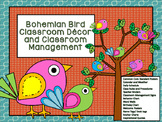Bohemian Bird Classroom Decor and Class Management Bundle