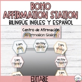 Boho Affirmation Station Bilingual -Boho Centro de Afirmac