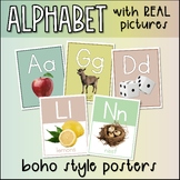 Boho Alphabet with Real Pictures