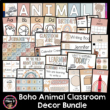 Boho Animal Classroom Theme Decor Bundle