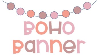 Preview of Boho Banner