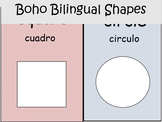 Boho Bilingual Shapes