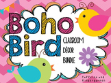 Boho Bird Classroom Decor Bundle