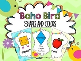 Boho Bird Shapes and Colors