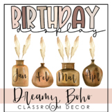 Boho Birthday Bulletin Board - Dreamy Boho Classroom Decor