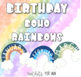 Boho Birthday Rainbows