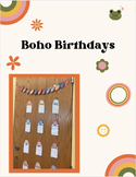 Boho Birthday Wall || Classroom Decor