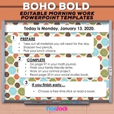 Editable PowerPoint Templates | Boho Bold Theme