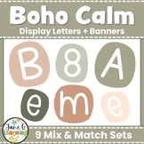 Boho Bulletin Board Letters & Editable Banners | Calm Colo