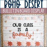 Boho Bulletin Board Kit | Our Class is a Family | Inclusiv