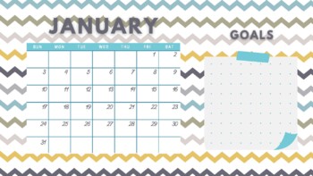 Preview of Boho Calendar